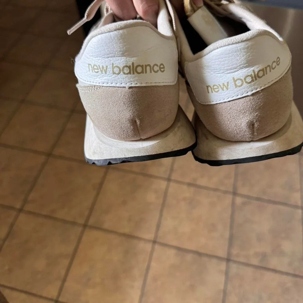 New Balance 237 cream trainers